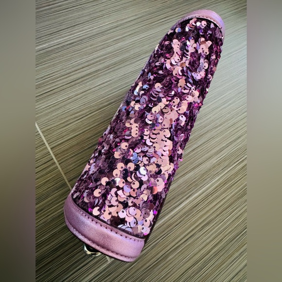 Coach sequins bag crossbody handbag shoulder bag clutch removable strap - Picture 13 of 16